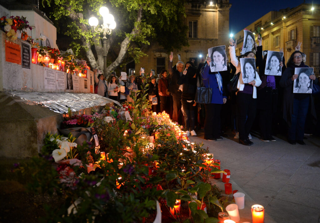 Daphne Caruana Galizia_Vigil in Valetta Malta3_Matthew Mirabelli