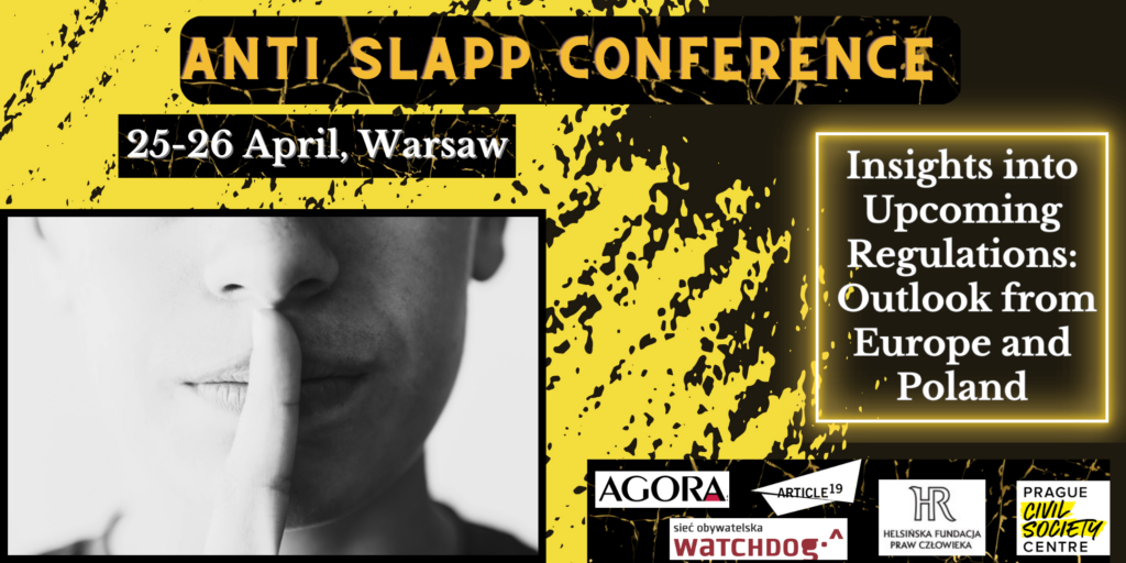 SLAPP Conference Warsaw